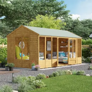 BillyOh Petra Tongue and Groove Reverse Apex Summerhouse - 16x8