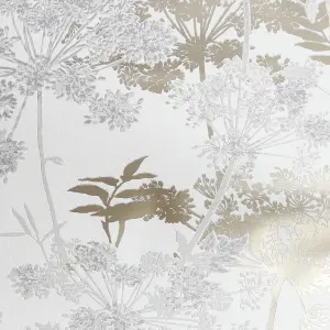 Superfresco Meadow Grey Floral Wallpaper