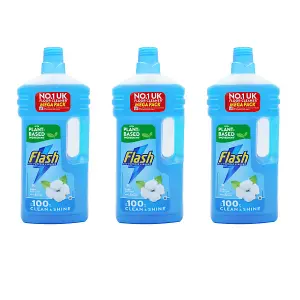 Flash All Purpose Liquid Cleaner Cotton Fresh 1.5L (Pack Of 3)