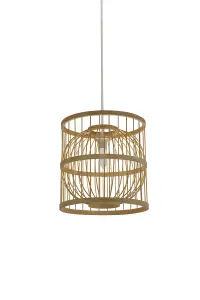 Lighting Collection Laugharne Bamboo Non-Elec Shade