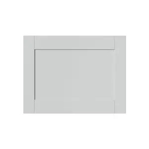 GoodHome Ashmead Matt dove grey Shaker Appliance Cabinet door (W)600mm (H)453mm (T)16mm