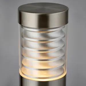 Outdoor IP44 Bollard Light Marine Grade Steel Lamp Post Garden Driveway Patio