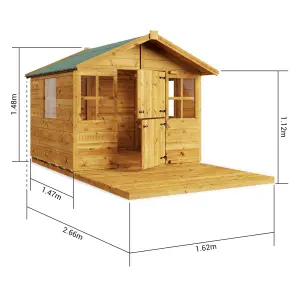 BillyOh Lollipop Junior Playhouse with Platform - 6 x 5