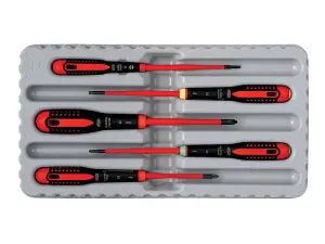 Bahco BE-9871SL BE-9871SL ERGO Slim VDE Insulated Screwdriver Set, 5 Piece BAH9871SL