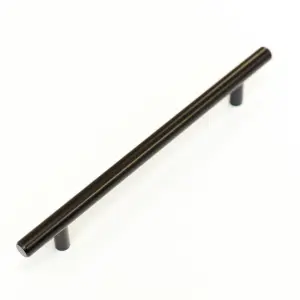 160mm Matt Black Cabinet Handle T-Bar Cupboard Door Drawer Pull Wardrobe Furniture Replacement Upcycle