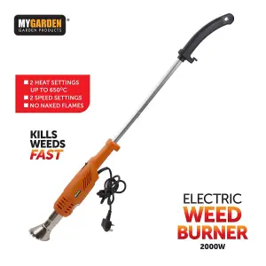 Electric Weed Burner 4 Nozzles BBQ Lighter Wand Killer Remover No Chemicals