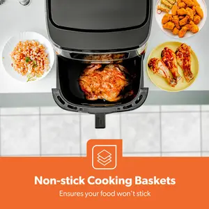 Geepas Vortex 9.2L Digital Air Fryer Family-Sized Touchscreen