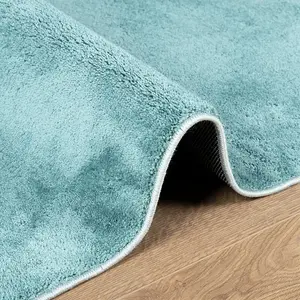 Rug OVIEDO Short Pile Green 240x340 cm