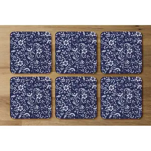 Square 6 Piece Coaster Set (Set of 6)