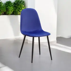 Fabela Upholstered Dining Chairs Blue