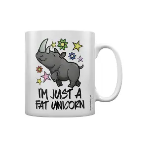 Grindstore Im Just A Fat Unicorn Mug White (One Size)