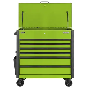 Superline Pro Tool Trolley 6 Drawer With Ball Bearing Slides Green AP366HV