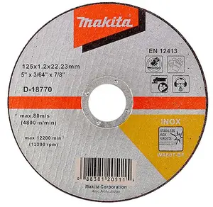 48x Makita D-18770 Fast Cutting Extra Thin Metal Grinder Disc 125mm 1.2 22.23mm