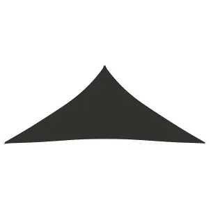 Berkfield Sunshade Sail Oxford Fabric Triangular 3x4x4 m Anthracite