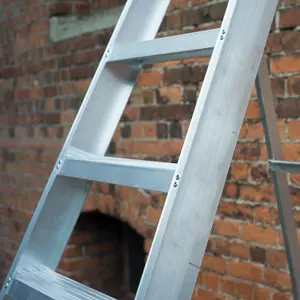 1.3m Aluminium Swingback Step Ladders 6 Tread Professional Lightweight Steps