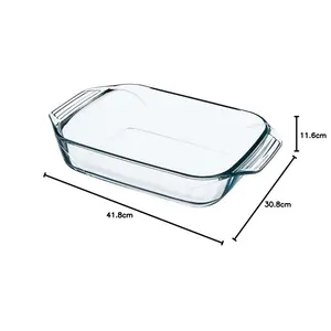 8023510 Set Of 3 Borosilicate Glass Oven Plates – Extreme Resistance