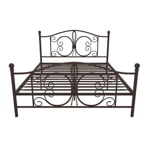 Kourtney Platform Bed Bronze / Kingsize (5')