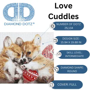 LOVE CUDDLES - Diamond Painting Kit: Love Cuddles - Diamond Dotz