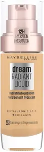 Maybelline Foundation, Dream Radiant Liquid Hydrating Foundation With Hyaluronic Acid And Collagen - Lightweight, Medium Coverage Up To 12 Hour