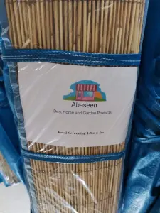 Abaseen 1mx4m Natural Reed Fence Garden Screen