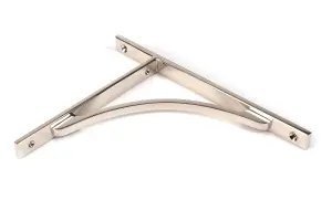 Polished Nickel Apperley Shelf Bracket (260mm x 200mm)