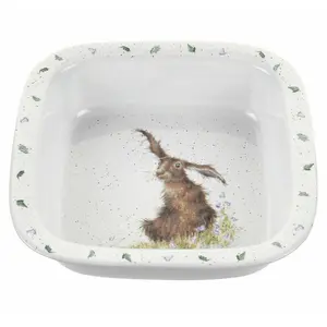 Wrendale Designs Hare Square Dish