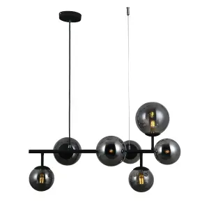 Luminosa Frontera Modern 7 Light Bar Pendant Ceiling Light, G9