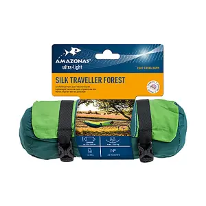 Silk Traveller Ultralight Hammock - Forest