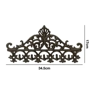 Woodside 5 Hooks Cast Iron Coat Rack