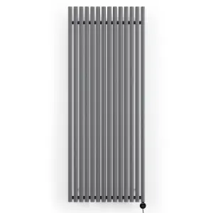 Terma 230V 2kW Modern Grey Smart Vertical Oil-filled radiator