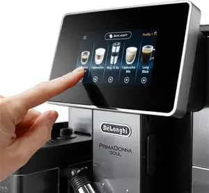 Delonghi ECAM610.75 Primadonna Soul Automatic Coffee Machine - Metal Black