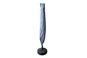 2m Waterproof Garden Parasol Cover - Grey