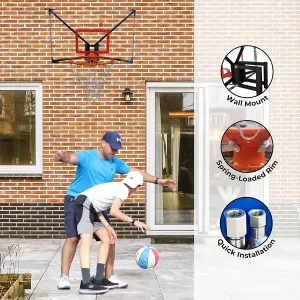 Bee-ball Zy-022 - Wall Mounted Basketball Backboard & Ring