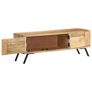 Berkfield TV Cabinet 110x30x40 cm Solid Mango Wood