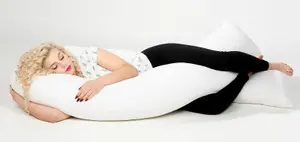 U Shaped Pillow 9FT Hollowfiber Filled Orthopedic Maternity Pregnency Long Full Body Support U Pillow (9 FT)