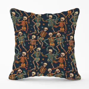 Dancing Skeletons Outdoor Cushion 45cm x 45cm