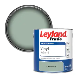 Leyland Trade Vinyl Matt Walls & Ceilings Emulsion Paint (S 3010-G10Y) 2.5L