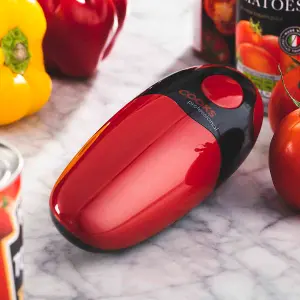 Cooks Professional Electric Tin Can Opener Automatic One Touch Battery Operated