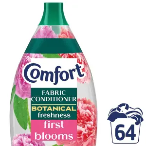 Comfort Botanical Fabric Conditioner First Blooms Softner 960ml 64 Washes, 2Pk