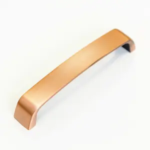 128mm Copper Cabinet Handle Brushed Antique Rose Gold Kitchen Cupboard Door Drawer Pull Wardrobe Furniture Replacement