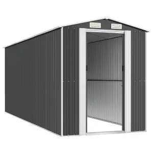 Berkfield Garden Shed Anthracite 192x523x223 cm Galvanised Steel