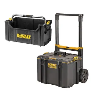 Dewalt Toughsystem 2.0 DS280 Tote Tool Box + DS450 Mobile Tool Storage Box