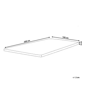 Mattress Topper COMFY 160 x 200 cm (EU King Size)