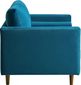 Henrietta 2-Seater Sofa, Teal Velvet - Daals - Sofas