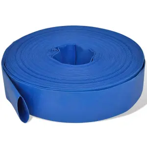 Flat Flexible Hose 50 m 2" PVC Water Delivery