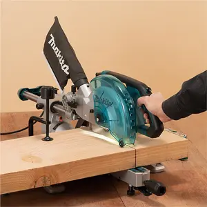 Makita LS0816F 110v 216mm 8.5" Slide Compound Mitre Saw + LED Job Light + Blade