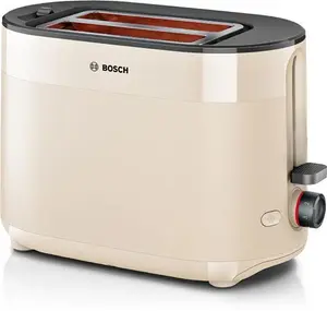 Bosch Mymoment Delight TAT2M127GB - Compact 2-Slice Toaster With Reheat/Defrost, Integrated Bun Warmer, Auto Shut-Off, High Lift And Crumb Tray, In