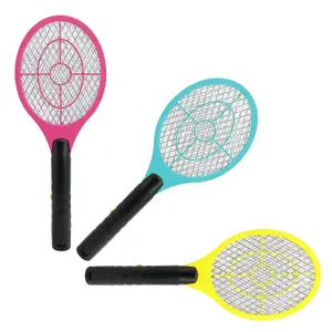 Electric Mosquito Swatter Swat Wasp Killer - Fly Zapper Racket Bug Zapper - With An Activation Button - Ergonomic Lightweight