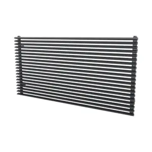 Agadon Aurora Horizontal Designer Radiator 600 x 1200 mm Anthracite - 3481 BTU - 10 Years Guarantee