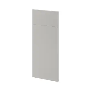 GoodHome Stevia Matt pewter grey Slab Drawerline door & drawer front 300mm